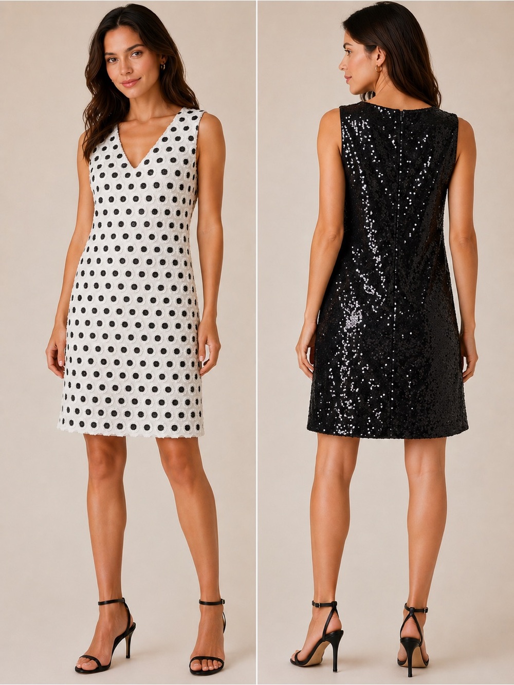 Laundry By Shelli Segal White Eyelet Mini Skirt with Black Dot Detail
